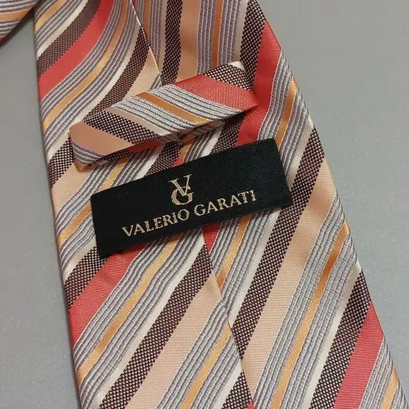 Valerio Garati Striped Tie - Picture 3 of 5